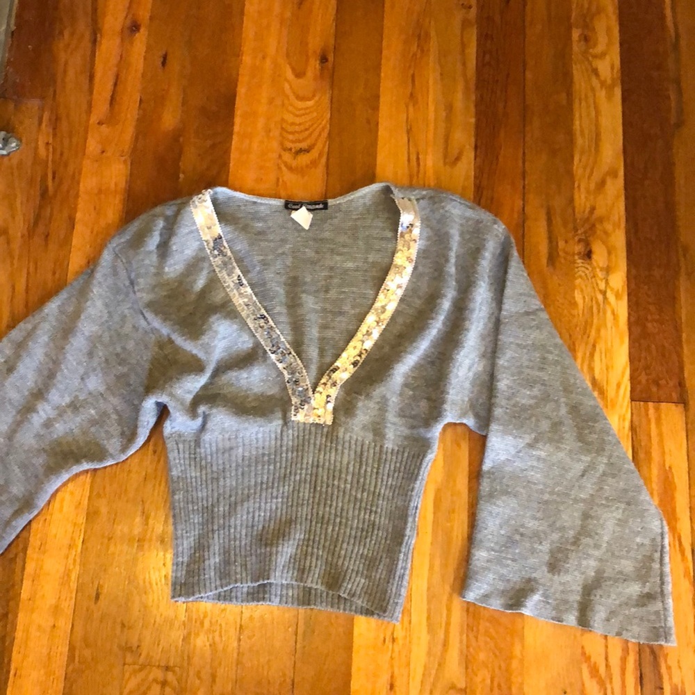 Deep Plunge sweater size small.